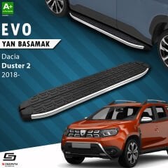 S-Dizayn Dacia Duster 2 Evo Krom Yan Basamak 183 Cm 2018-2023 A+ Kalite