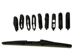 9 aparatlı hibrit arka silecek kilitli model 35 cm / CASI9-35