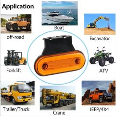 Side Marker Kasa Lambası - beyaz 24v 3w çakarlı adet / LAAM446-1
