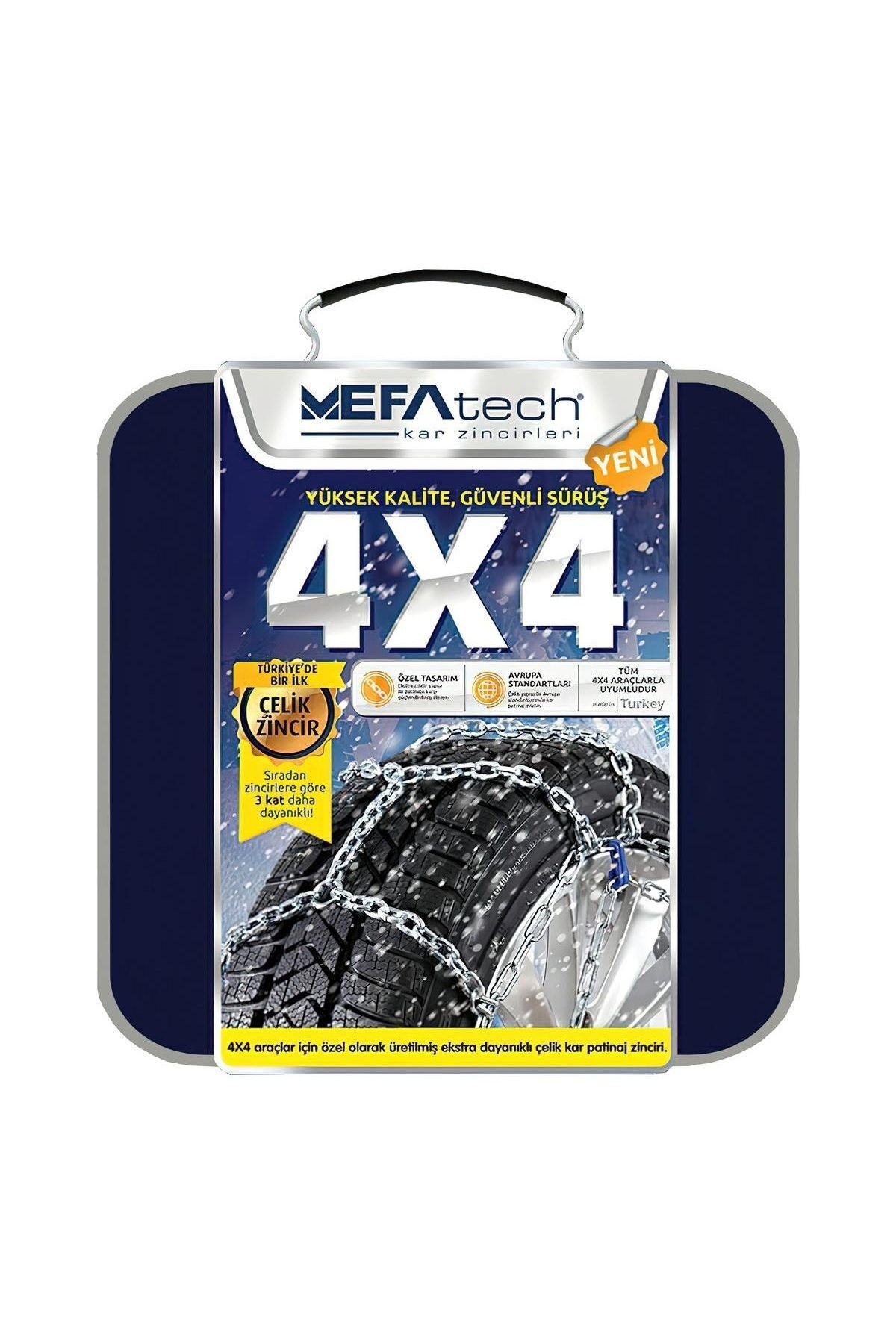 Kar Lastik Zinciri 205/65r15 Binek Suv Minibüs 4x4 Tipi Takmatik Kolay Montaj