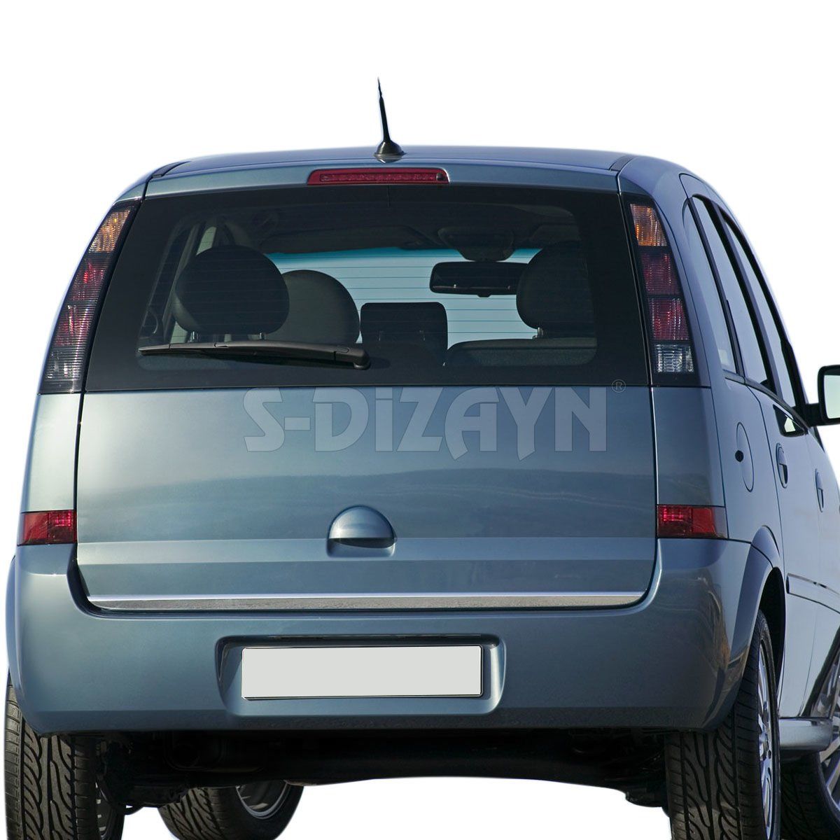 Opel Meriva Uyumlu A Krom Bagaj Alt Çıtası 2002-2010