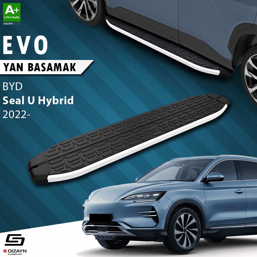 S-Dizayn BYD Seal U Hybrid Evo Aluminyum Yan Basamak 193 Cm 2022 Üzeri A+ Kalite