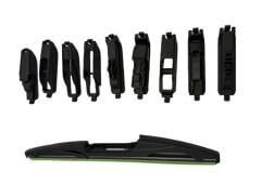 9 aparatlı hibrit arka silecek kilitli model 25 cm / CASI9-25