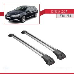 Citroen C5 SW 2008-2018 Arası ile uyumlu ACE-1 Ara Atkı Tavan Barı GRİ