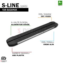 S-Dizayn BYD Seal U Hybrid S-Line Krom Yan Basamak 193 Cm 2022 Üzeri A+ Kalite