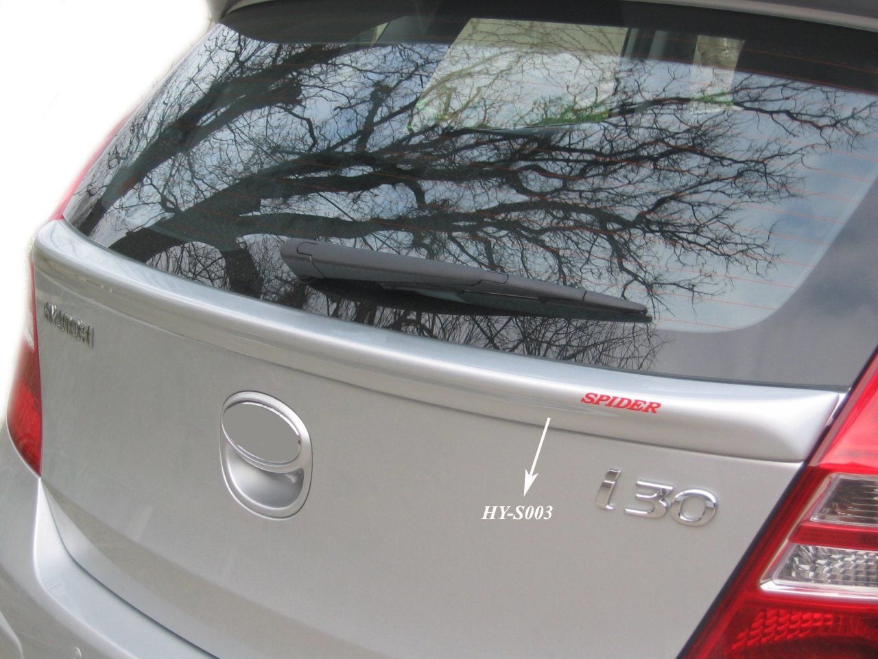 Hyundai İ30 Uyumlu Fd(07-12) Spoiler Cam Altı Boyalı