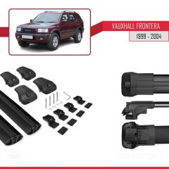 Vauxhall Frontera 1999-2004 Arası ile uyumlu ACE-1 Ara Atkı Tavan Barı SİYAH