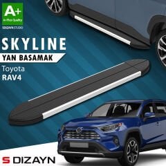 S-Dizayn Toyota RAV 4 5 Skyline Aluminyum Yan Basamak 173 Cm 2018 Üzeri A+ Kalite