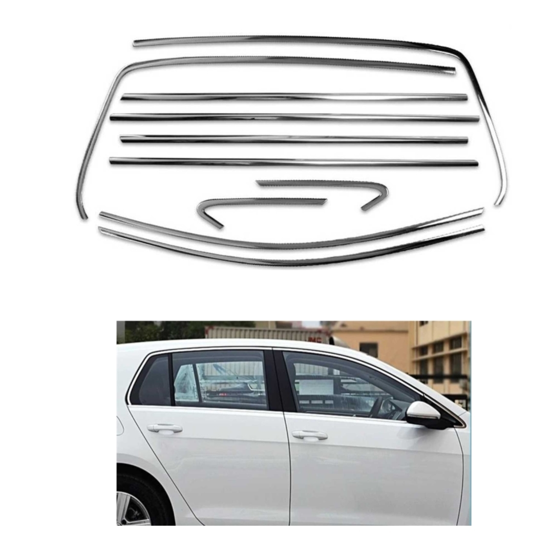 Volkswagen Golf Uyumlu 7 - 45419 2013-2020 Cam Çerçeve Nikelajı