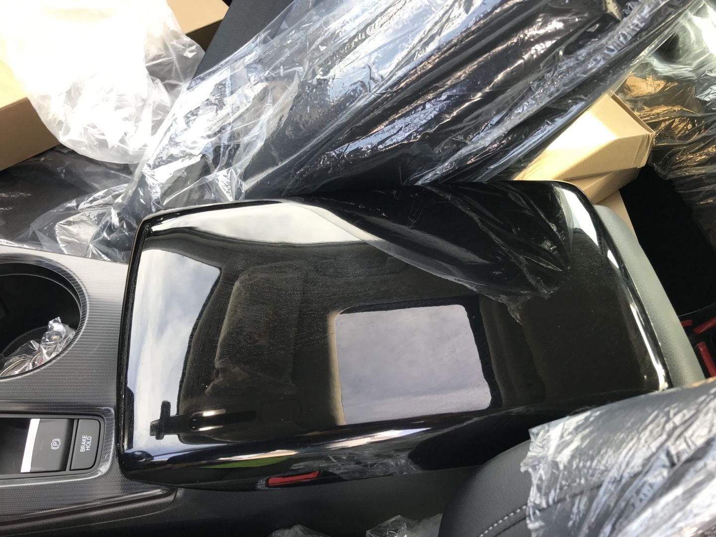 2022 Civic Uyumlu Kol Dayama - Piano Black