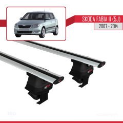 Skoda Fabia II (5J) 2007-2014 Arası ile uyumlu ACE-4 Ara Atkı Tavan Barı GRİ