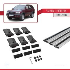 Vauxhall Frontera 1999-2004 Arası ile Uyumlu FLY Model Ara Atkı Tavan Barı GRİ 3 ADET BAR