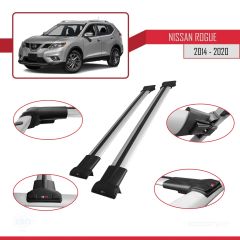 Nissan Rogue 2014-2020 Arası ile uyumlu FLY Model Ara Atkı Tavan Barı GRİ