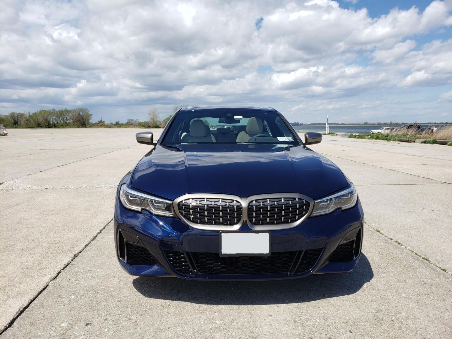 Bmw 3 Uyumlu Serisi G20 2019+ Diamond Panjur (Böbrek) - Krom Çerçeve