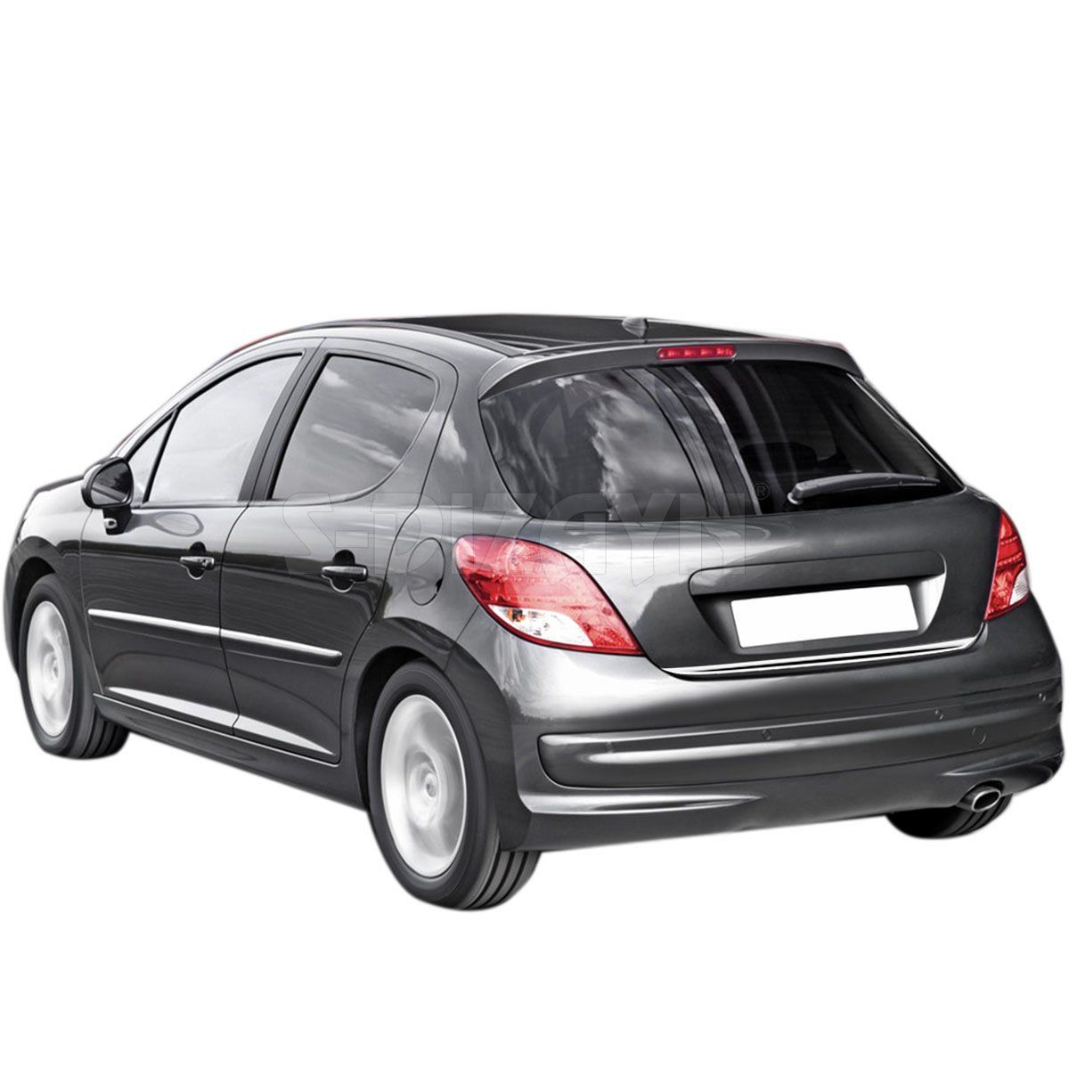 Peugeot 207 Uyumlu Krom Bagaj Alt Çıta 2006-2012