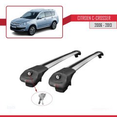 Citroen C-Crosser 2006-2013 Arası ile uyumlu ACE-1 Ara Atkı Tavan Barı GRİ