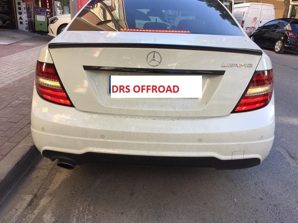 Mercedes W204 Uyumlu (07-13)C Seri Spoiler Bagaj (Kalın)