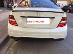 Mercedes W204 Uyumlu (07-13)C Seri Spoiler Bagaj (Kalın)
