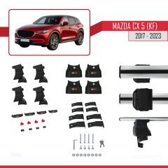 Mazda Cx-5 (KF) 2017 ve Sonrası ile uyumlu ACE-4 Ara Atkı Tavan Barı GRİ