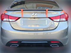 Hyundai Elantra Uyumlu 2011-2015 Boyalı Anatomik Spoiler