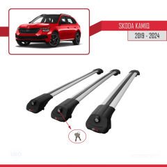 Skoda Kamiq 2019 ve Sonrası  ile uyumlu ACE-1 Ara Atkı Tavan Barı GRİ 3 ADET BAR