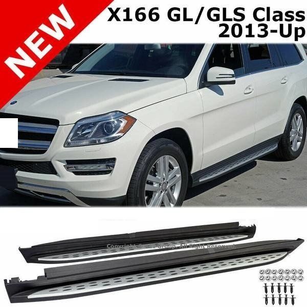 Mercedes GLS Uyumlu X166 2013 2019 Yan Basamak Koruma Side Step Style Drs