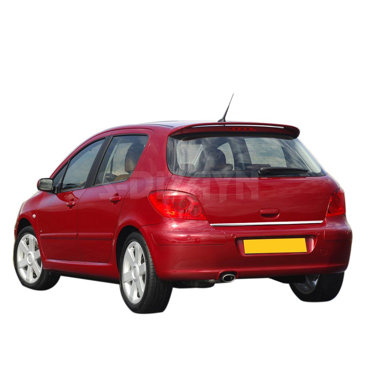 Peugeot 307 Uyumlu Krom Bagaj Alt Çıta 2001-2008