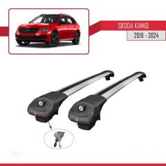 Skoda Kamiq 2019 ve Sonrası ile uyumlu ACE-1 Ara Atkı Tavan Barı GRİ