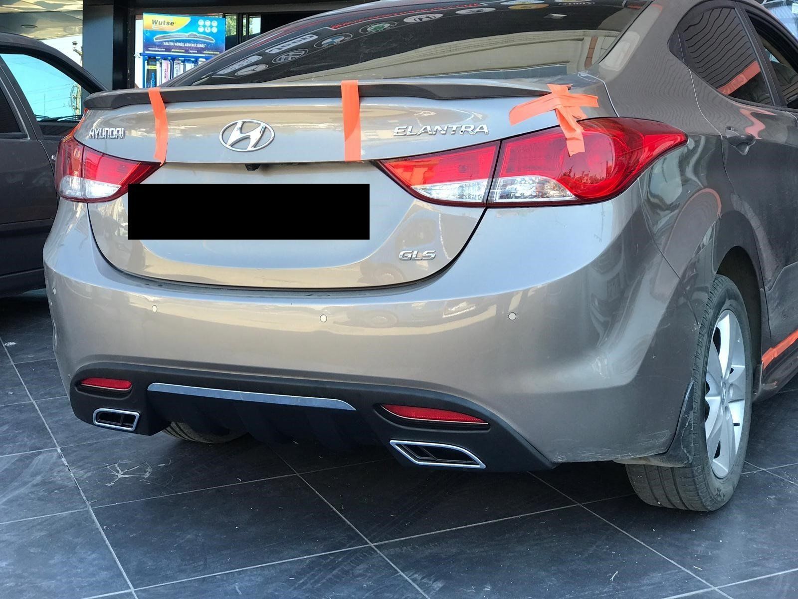 Hyundai Elantra Uyumlu 2011-2013 Difüzör (Siyah)