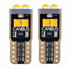 Dekoratif Led Ampul T10-6Smd 3030 Canbus 12V Çift Turuncu / Laam866