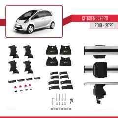 Citroen C-Zero 2010-2020 Arası ile uyumlu ACE-4 Ara Atkı Tavan Barı GRİ