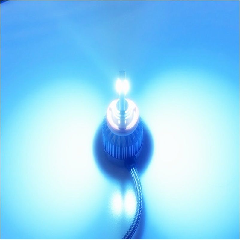 Led Far Ampulü H11-3500Lmx2-30W-12V Buz Mavisi / Laam705