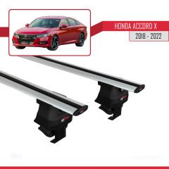 Honda Accord X Sedan 2018-2022 Arası ile uyumlu ACE-4 Ara Atkı Tavan Barı GRİ