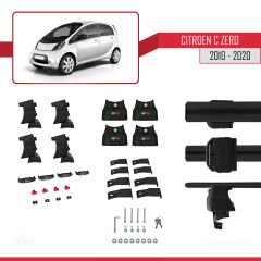 Citroen C-Zero 2010-2020 Arası ile uyumlu ACE-4 Ara Atkı Tavan Barı SİYAH