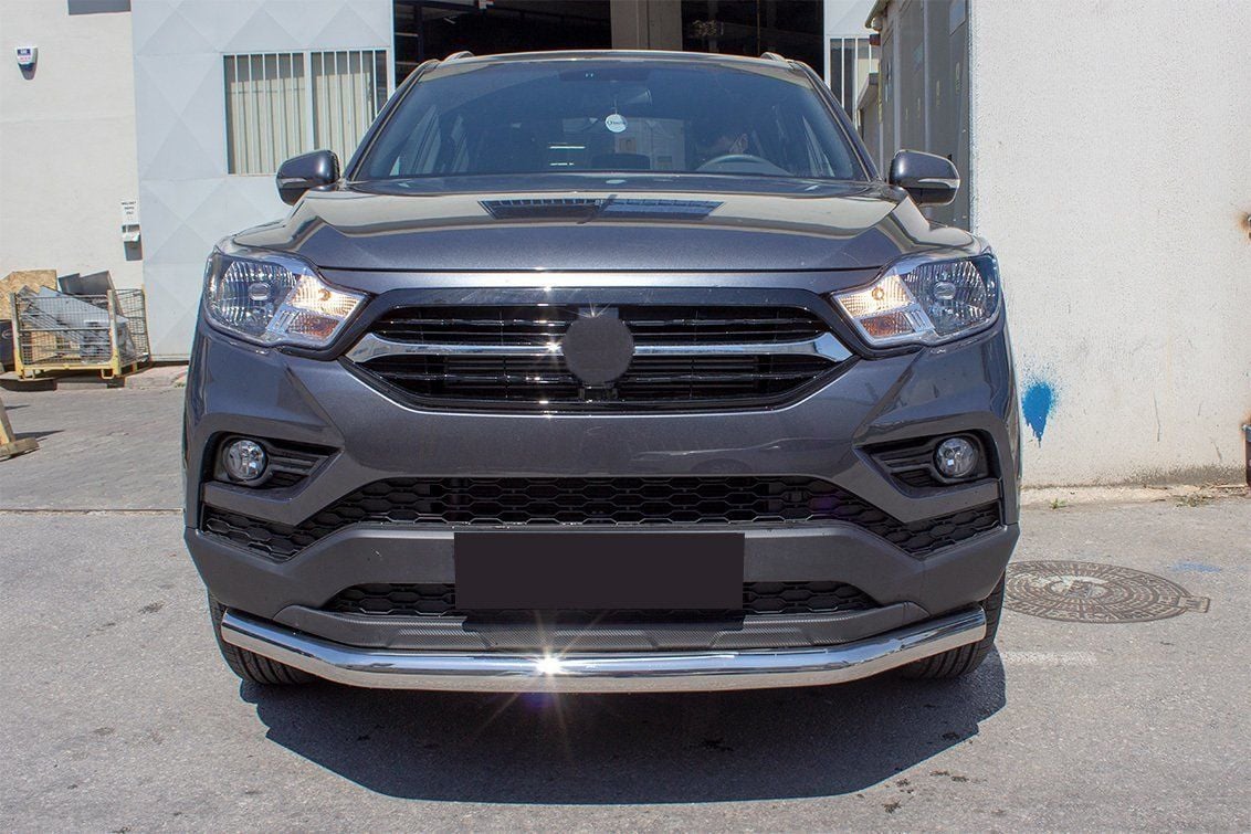 Ssangyong Musso Uyumlu Texas Ön Alt Koruma Q76 Krom 2018 Ve Sonrası Drs