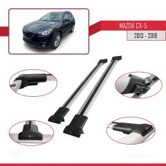 Mazda CX-5 2013-2018 Arası ile uyumlu FLY Model Ara Atkı Tavan Barı GRİ