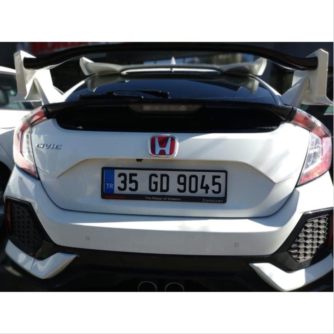 Honda Civic Uyumlu Fc5 2016-2020 Arka Logo Kırmızı