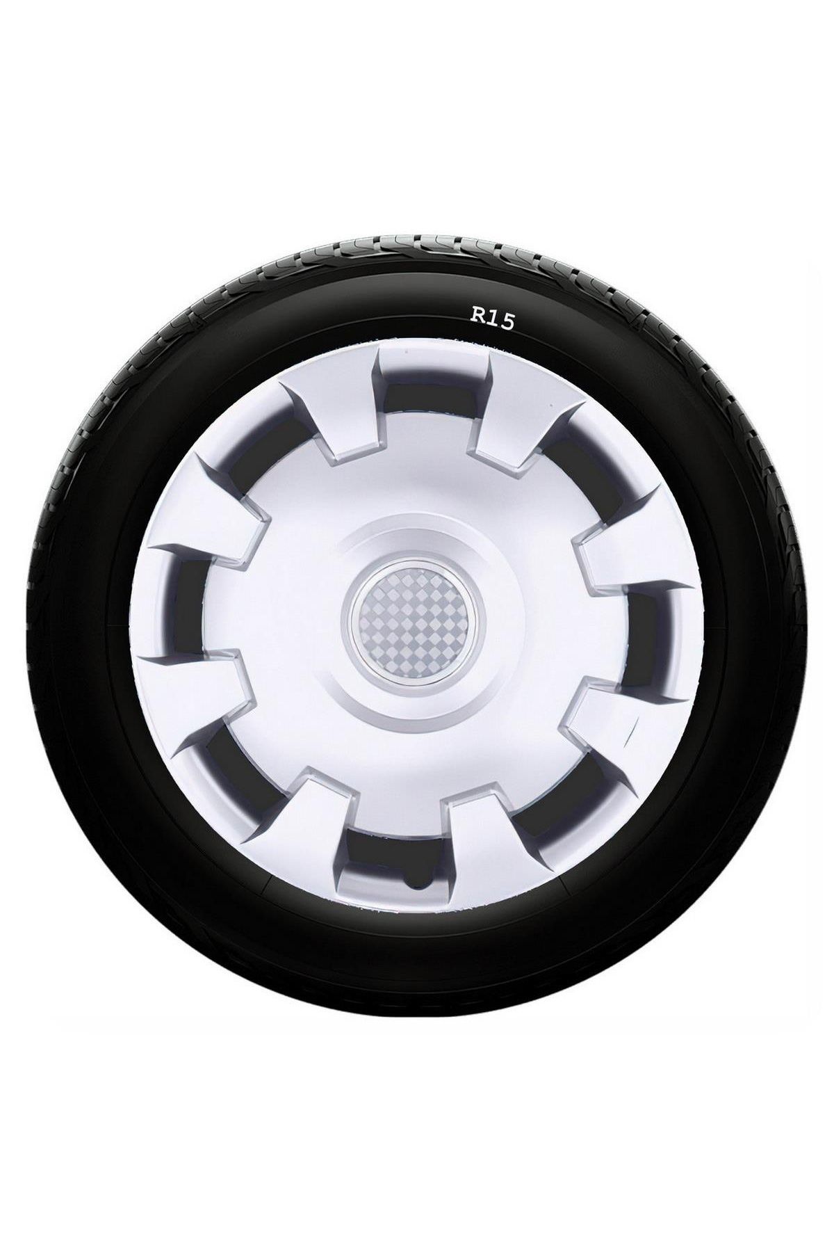 Mazda Uyumlu 15 Inc Kırılmaz SKS Jant Kapağı 1 Takım 4 Adet No:303