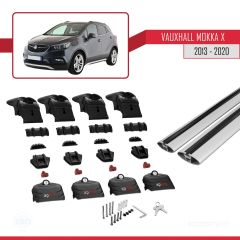 Vauxhall MOKKA X 2013-2020 Arası ile uyumlu ACE-2 Ara Atkı Tavan Barı GRİ