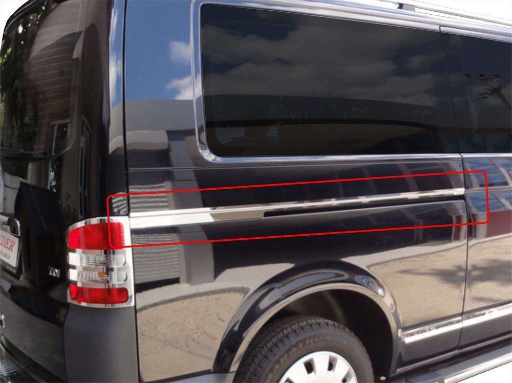 Volkswagen Transporter Uyumlu T5 Sürgülü Kapı Çıtası  Krom (K.Ş) 2003-2010