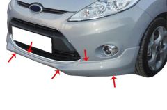 Ford Fiesta Uyumlu 6 Ön Tampon Altı Fiber 2008 Ve Sonrası