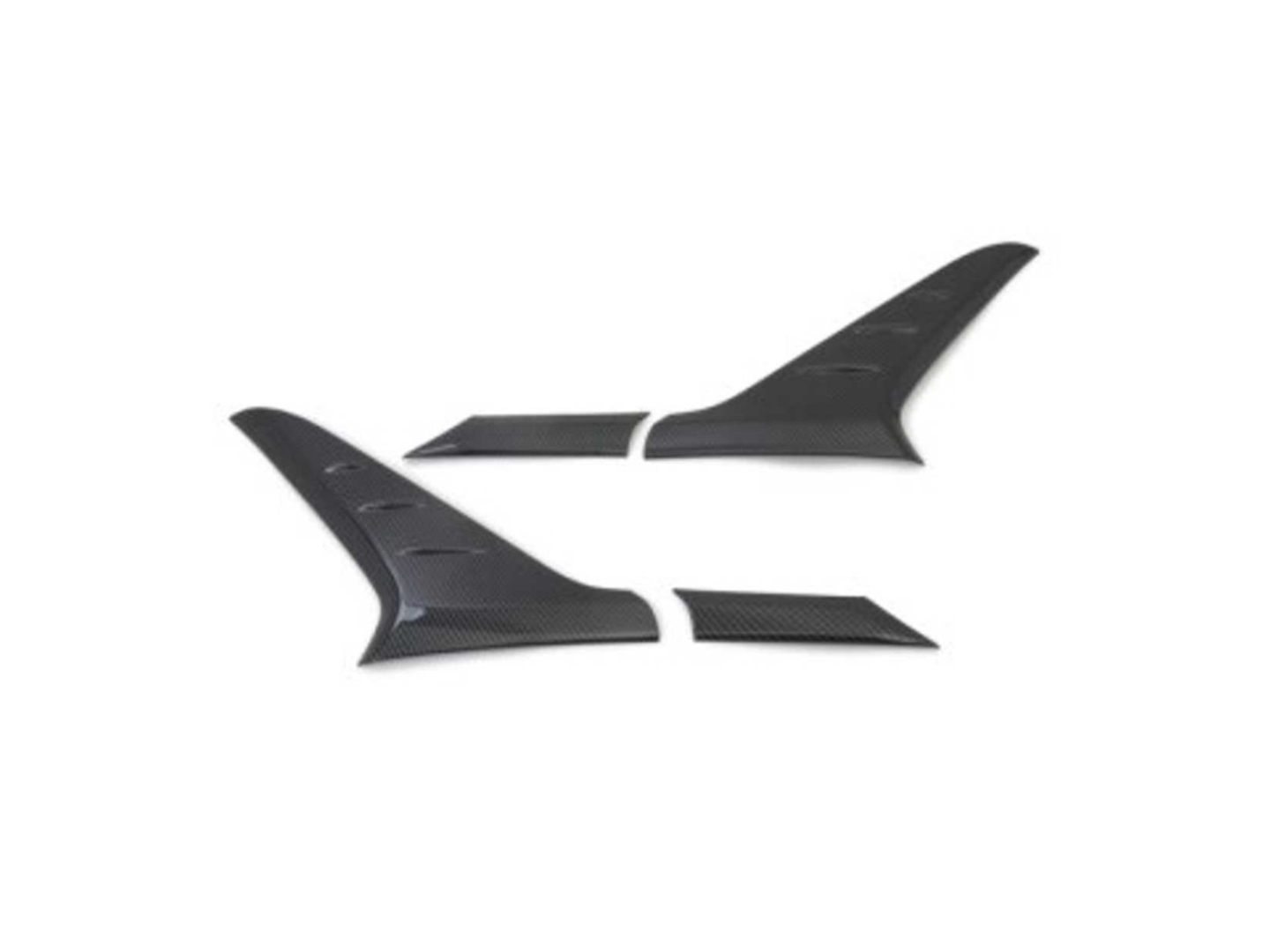 Hyundai Kona Uyumlu Arka Direk Kaplama - Piano Black