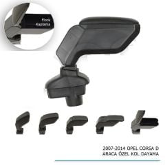 Opel Corsa Uyumlu D Araca Özel Kol Dayama Siyah 2007-2014 Parça
