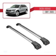Skoda Kodiaq 2017-2023 Arası ile uyumlu ACE-1 Ara Atkı Tavan Barı GRİ