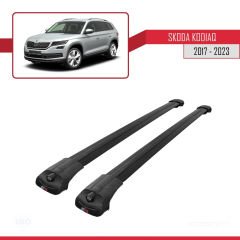 Skoda Kodiaq 2017-2023 Arası ile uyumlu ACE-1 Ara Atkı Tavan Barı SİYAH