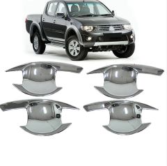 Mitsubishi L200 Uyumlu 2008-2014 İç Kapı Kolu Kaplama Krom