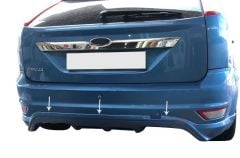 Ford Focus Uyumlu Hatchback 2 Arka Tampon Altı Fiber 2008-2011