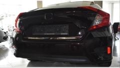 Honda Civic Uyumlu Fc5 2016-2020 Bagaj Kapağı Alt Krom Çıtası
