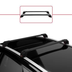 Opel - Vauxhall Zafira B 2005-2014 Arası ile uyumlu ACE-2 Ara Atkı Tavan Barı SİYAH