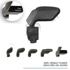 Renault Fluence Uyumlu Araca Özel Kol Dayama Siyah 2009+ Parça